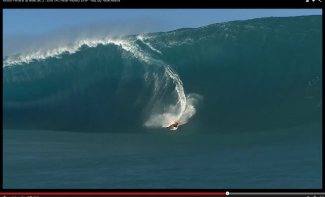 Un frame del video